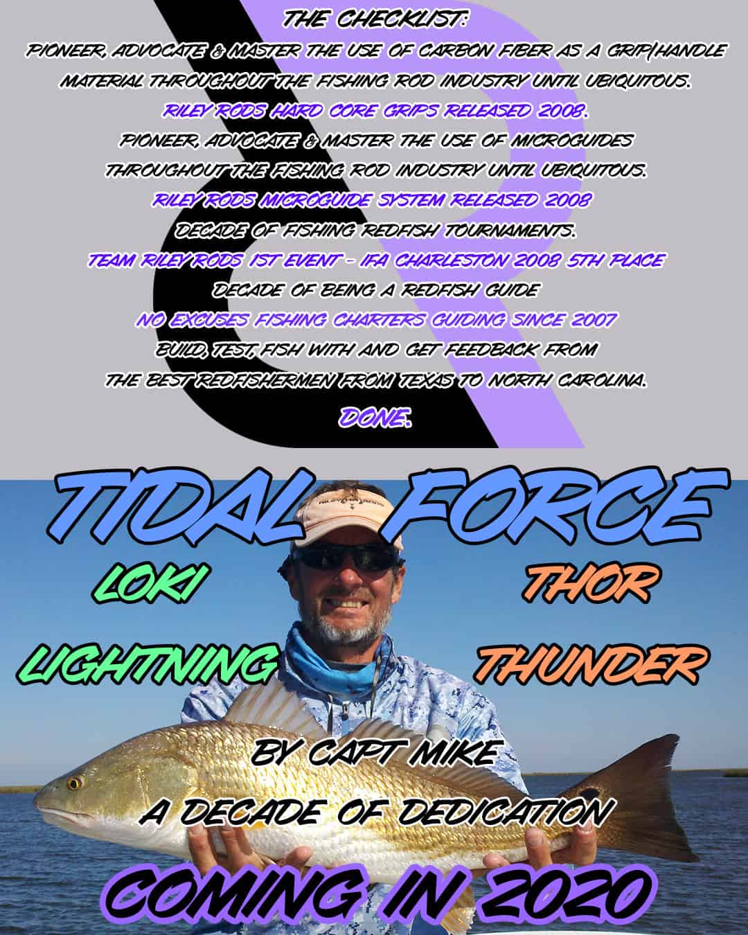 Capt Mike Fishing - NX Fishing Charters - Riley Rods - Team North Fork Composites 18